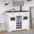 Coffee Wine Bar Cabinet With 3 Drawer-1996919018