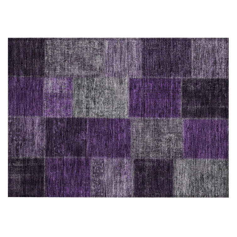 Washable Patchwork Indoor / Outdoor Rug