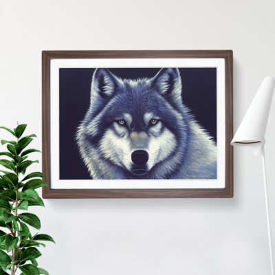 XH1022-10275X Wolf Portrait Vol.5 1 Piece Single Picture Frame Wall Art