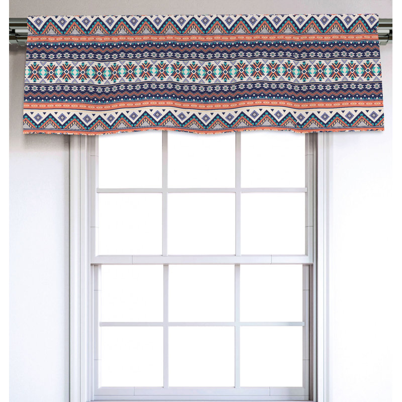 Sateen Ruffled Window Valance