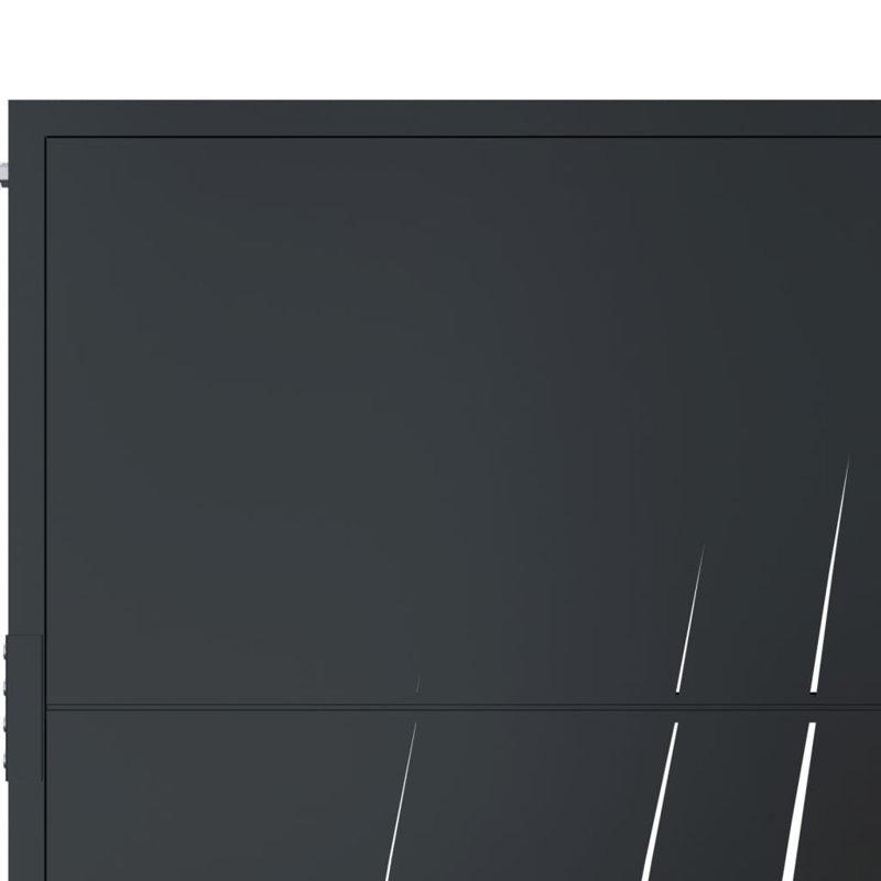 Oliphant Gate Fencing, 180cm H x 105cm W x 3.9cm D, Anthracite