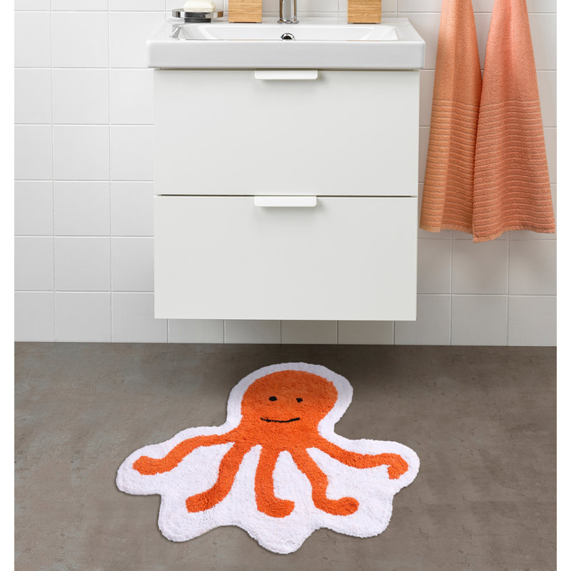 Koret Cotton Bath Rug, Orange