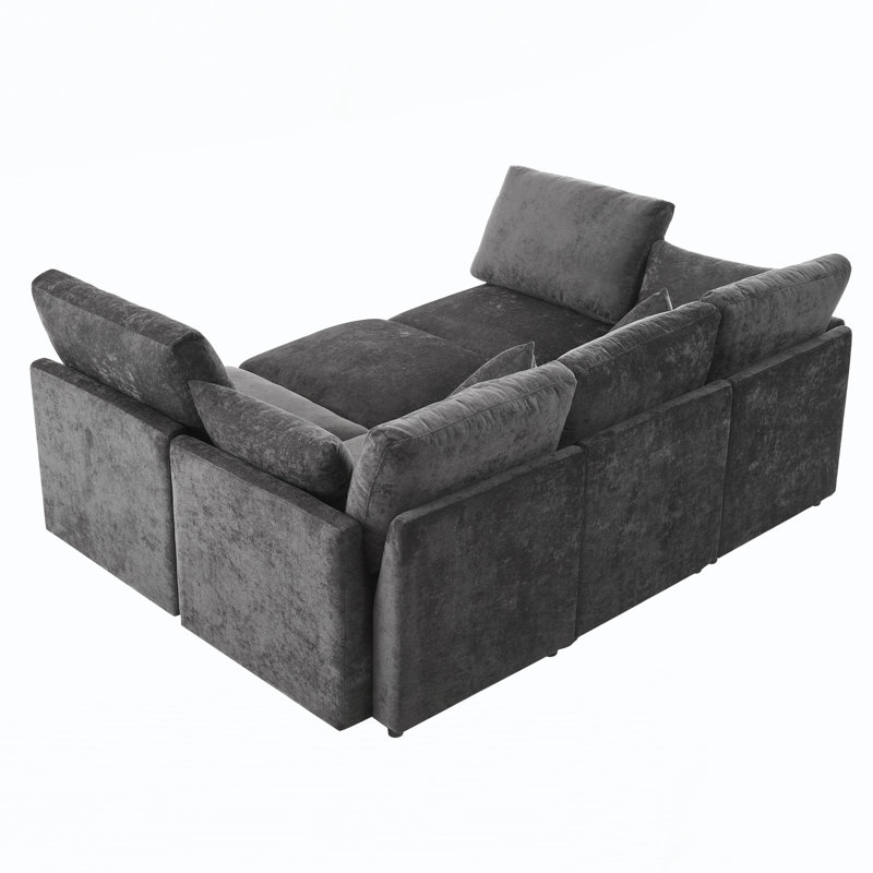 Canapé modulaire, Noir
