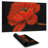 Red petal flower - 14.00"x24.25" Desk mat