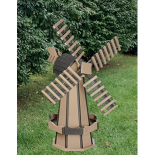 Weather Resistant Plastic Abstract Windmill