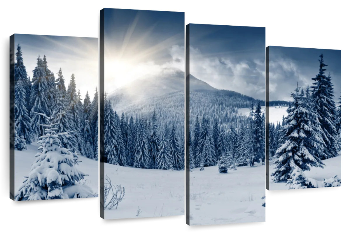 Millwood Pines Alvord Landscape Winter | Wayfair