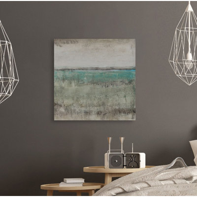Aqua Horizon I by Marmont Hill - Print -  Williston Forge, 76B6A546643A49FAA9F1BB18F4515ACC