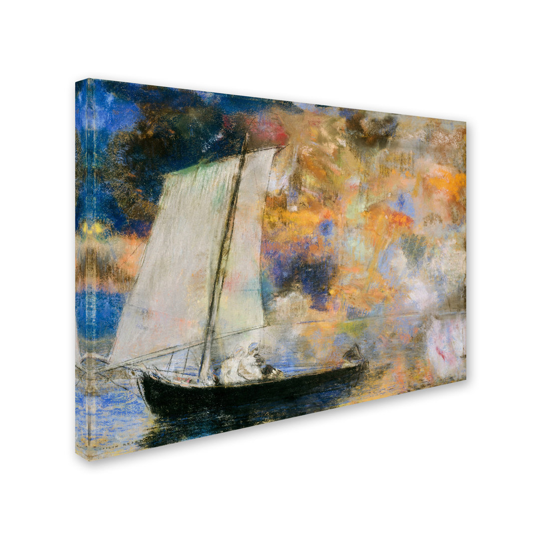" Flower Clouds " by Odilon Redon Trademark Fine Art