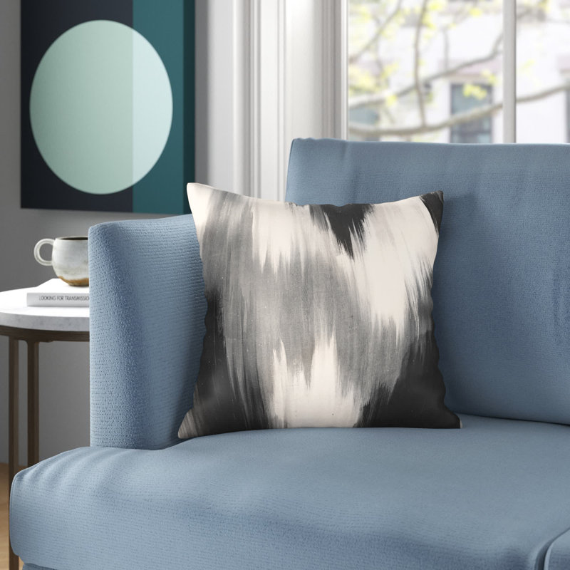  Housse et insert d'oreiller carré, 16 po x 1 po, Gris, Housse de coussin seulement - sans coussin