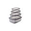 Ensemble de boîte de rangement durable, couleur anthracite | 100% plastique, va au lave-vaisselle | Comprend 4 x (3,1 x 4,9 x 1,6 po, 8,5 oz liq.), 4 x (3,9 x 5,7 x 2,0 po, 16,9 oz liq.), 4 x (4,6 x 6,5 x 2,3 po, 25,4 oz liq.), 4 x (5,5 x 7,5 x 2,6 po) de 40,6 oz liq.)