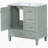 Modern Bathroom Vanity with Sink Combo Set, Featuring Soft Closing Door, Multiple Drawers, and Solid Wood Frame for Enhanced Storage and Style