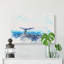Whale Tail From The Ocean - Wrapped Canvas Print-56659217