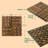 30 PC Acacia Wood Floor Tiles - Snap On Installation  High-Quality Indoor And Outdoor Laying Suitable For Terraces  Decks  And Pool Edges