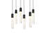 Luminaire suspendu noir Aurora 32 pouces-1928583527