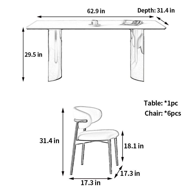 McPhee, 29.5"H x 62.9"L x 31.4"W