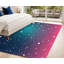 Tapis rose et bleu dégradé Galaxy-648146685