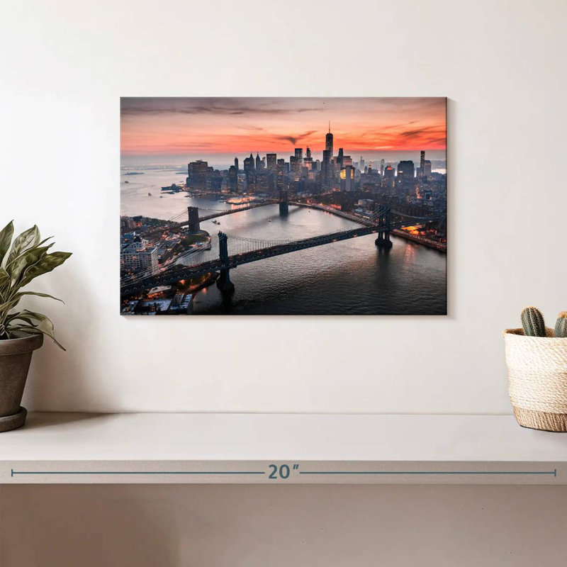 Sireci Dusky NYC Bridge, 8" H x 12" W