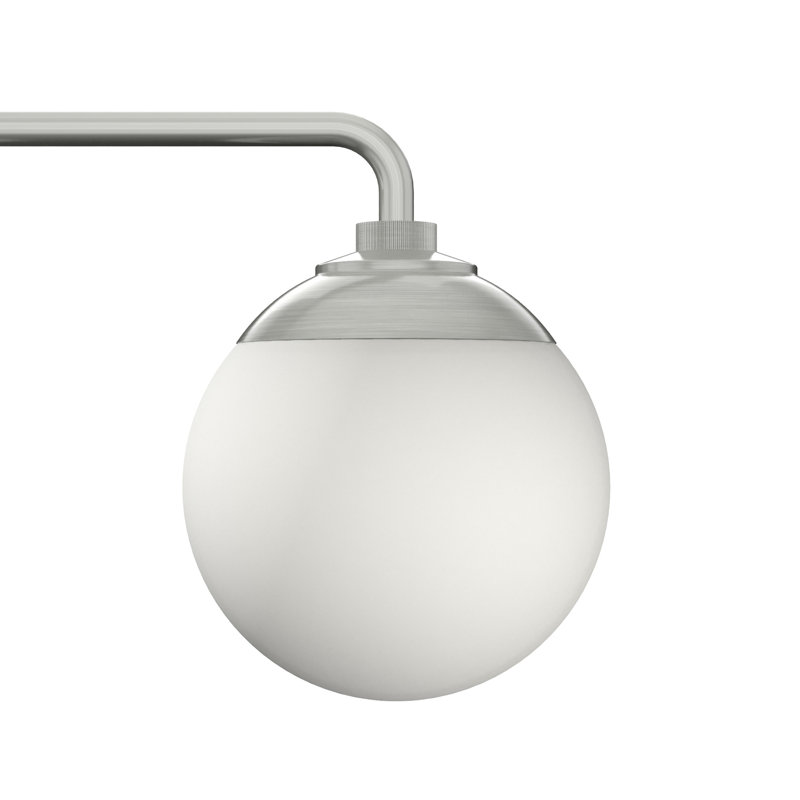 Hepburn Mid-Century Brushed Nickel 3-Light Vanity Sconce