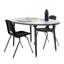 Table d'activité ovale 30 x 60 avec pieds fuselés réglables Adapte - Tableau blanc / noir Adapte-116975280
