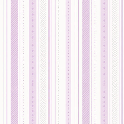 Papier peint adhésif pelez et collez à rayures géométriques mauve lavande l 23,6 po x H 118 po Papier peint amovible auto-adhésif pour les armoires de chambre de bébé