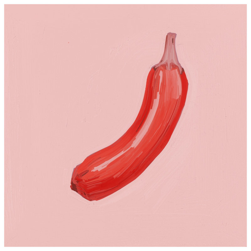 Housses de couette Banana Illustration, Lit simple