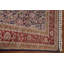 Tapis bleu floral traditionnel 7 x 10