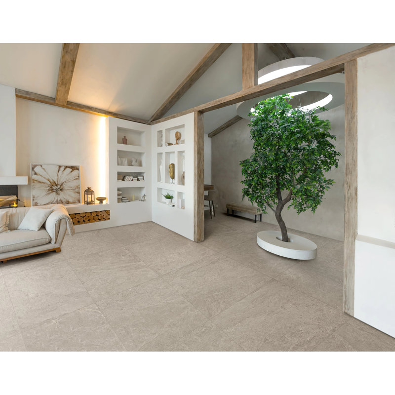 Pavé Living Pewter 24 x 24, Tan