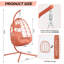 Chaise hamac confortable en rotin Pe