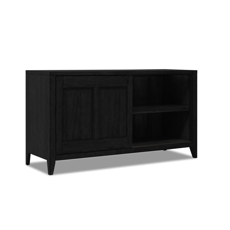 Buffet 2 portes Mya, Noir, H 32 po x l 60 po x P 18 po