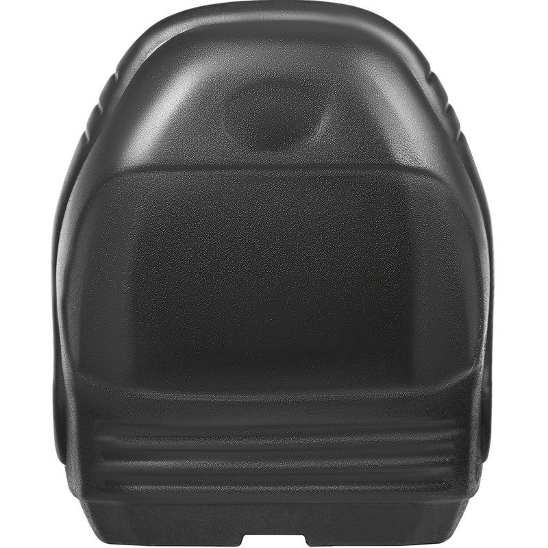 Remplacement du siège de tracteur de pelouse universel, siège de tondeuse à dossier haut compact, siège de chariot élévateur en vinyle noir, siège de bonde à trou de drain central avec boulons de fixation de 8 po x 11,5 po et 11,25 po x 11,5 po.