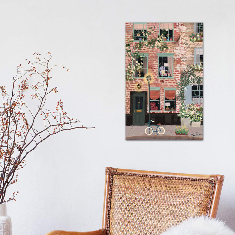 Around The Corner by Joy Laforme - Wrapped Canvas Print, 30.48 cm H x 45.72 cm W