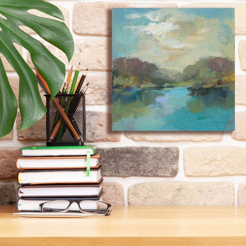 «Mini Landscape» par Silvia Vassileva, art mural sur toile, H 12 po x l 12 po x P 0,75 po