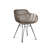 Windsor Back Arm Chair in Brown