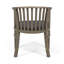 Chaises de salle à manger d'extérieur en bois avec coussins-130143990