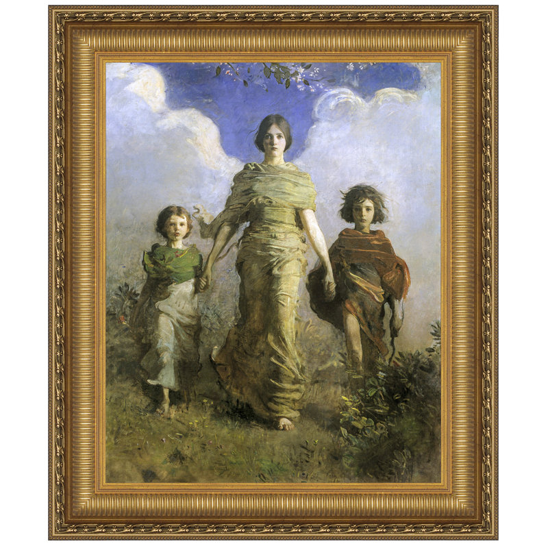 Vierge, 1875, reproduction d'art encadrée sur toile, H 48,25 po x l 40,25 po