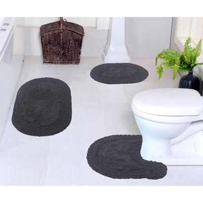 Tapis de bain 100% coton Delma (ensemble de 3)