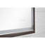 Miroir multifonctionnel à DEL pour salle de bain - bouton intelligent, température de couleur variable, caractéristique, brun, aluminium, profondeur de 40 po, largeur de 24 po, hauteur de 1,5 po, meuble-lavabo multifonctionnel de 21,1 lb