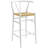 Amish Wood Bar Stool In Teak-108891647-108891651