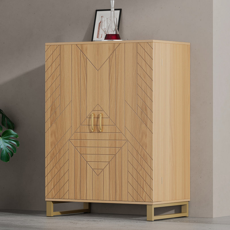 Armoire à vin avec rangement 42,5 "Modern Home Bar