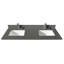 Ensemble de meuble-lavabo double 61 po Aitana