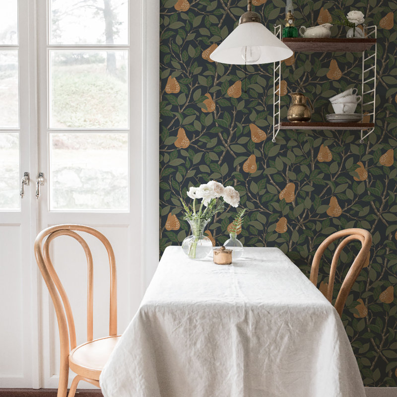 Cahterine 10.05m x 53cm Wallpaper Roll, Blue