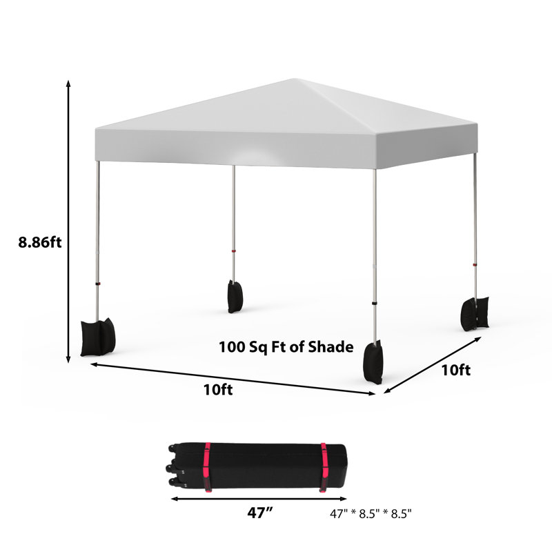Tente de réception en métal de l 10 pi x P 10 pi