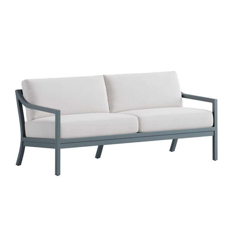 Sofa with Seat Cushions, Glacier Blue
