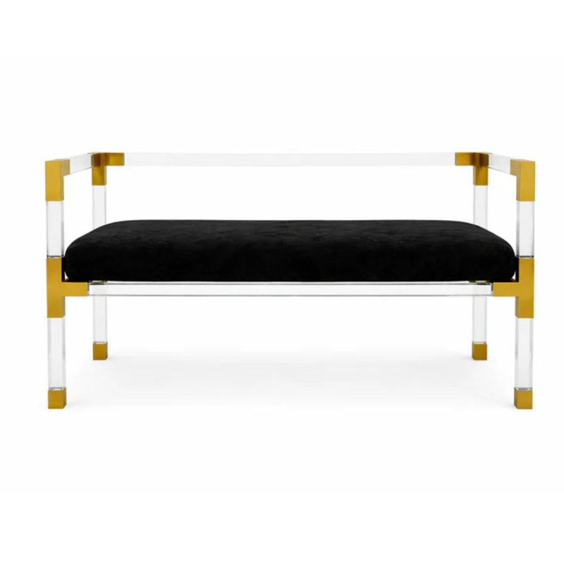 Banc en velours Monroe