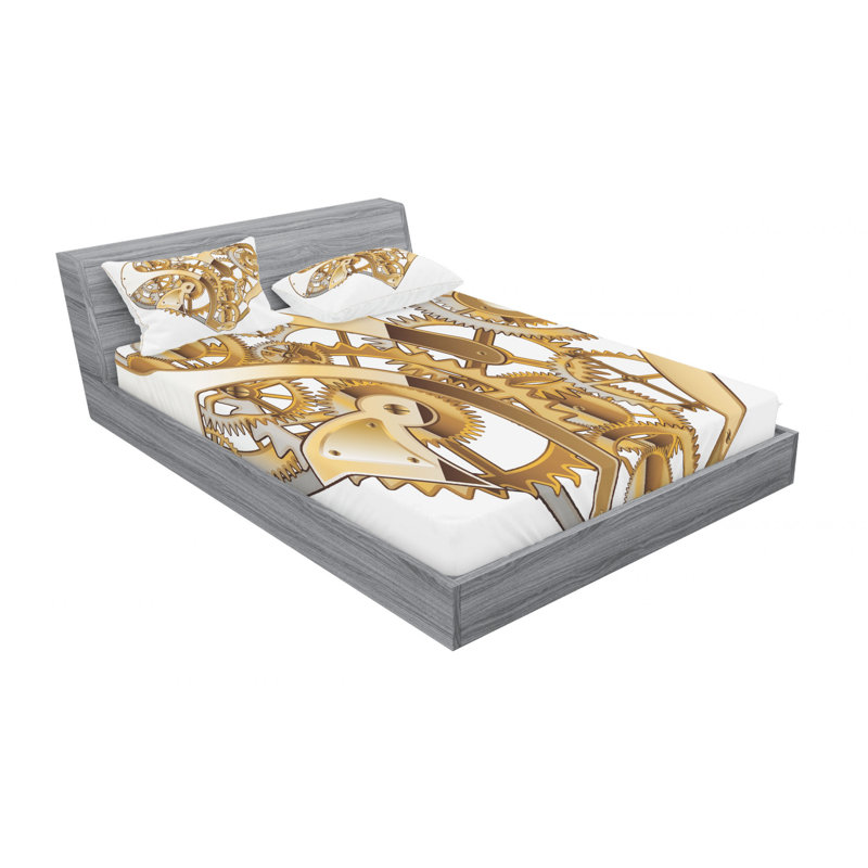 Microfiber Sheet Set, Queen Sheet Set with Fitted Sheet