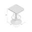 Swivel Upholstered and Faux Leather Adjustable Height Bar Stool with Solid Wood Frame-31455595