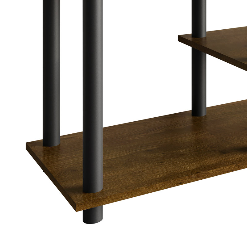 Meuble télé 3 niveaux Easy Twist, Brun