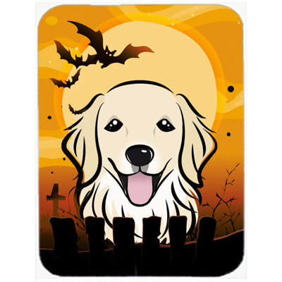 Eila Golden Retriever Glass Cutting Board