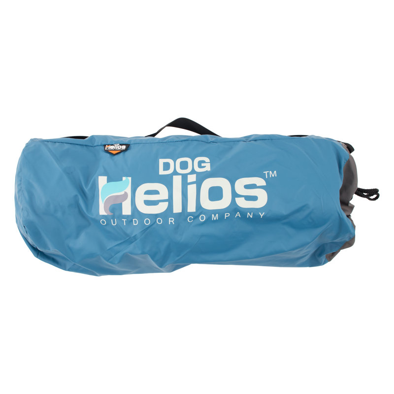 Helios Blue Waterproof Outdoor Travel Dog Bed with BlackShark Technology