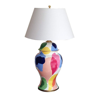 30" Red/Blue/Yellow Table Lamp